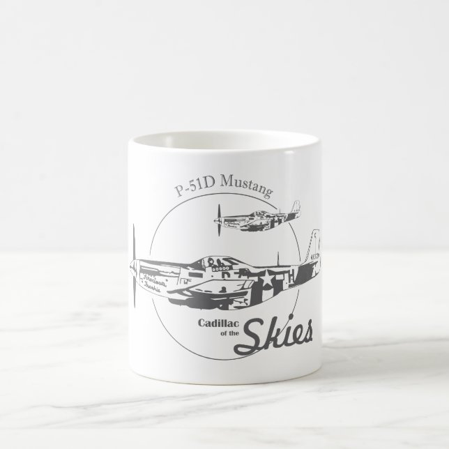 Caneca P-51D Mustang USAF WWII (Centro)