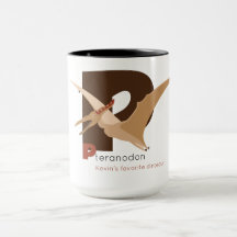 P como Pteranodon Mug