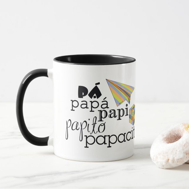 Caneca pá, papá, papi, papito, papacito (Com Donut)