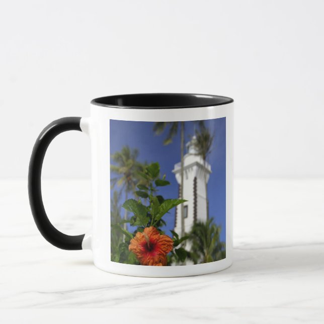 Caneca Pacífico Sul, Polinésia Francesa, Taiti.Hibiscus (Esquerda)