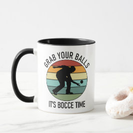 Caneca Pacote Personalizável de Bola de 2 Lados (Nome)