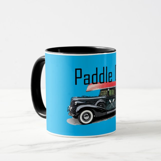 Caneca Paddle No Classic Car Design - Combo Mug (Frente Esquerda)