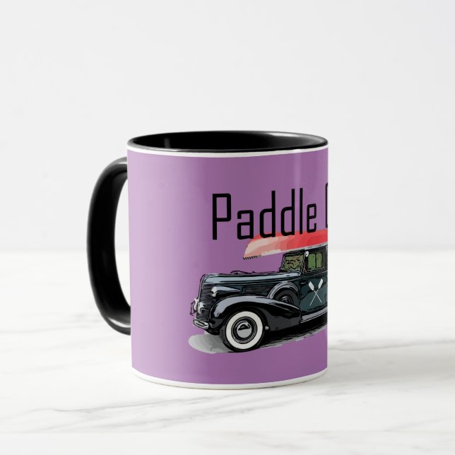Caneca Paddle No Classic Car Design - Combo Mug (Frente Esquerda)