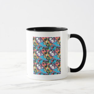 Caneca Padrão 1 de oscilações de cores da supergirl