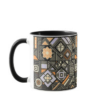 padrão abstrato com formas geométricas