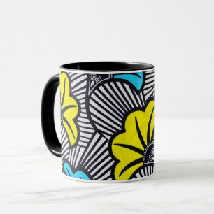 Caneca Padrão Africano do Tecido Ancara