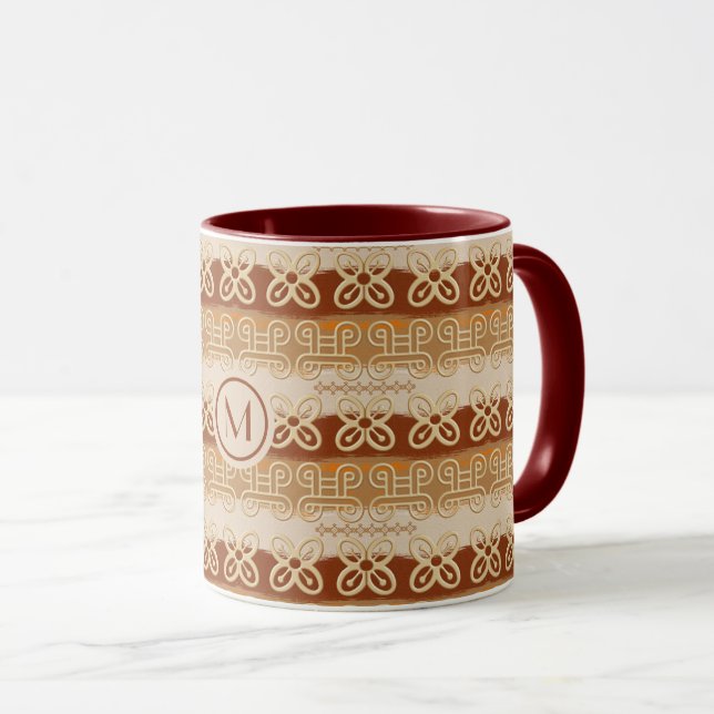 Caneca Padrão africano tribal de Adinkra. (Frente Esquerda)