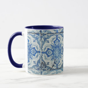 Caneca Padrão Antiquado de Azulejos Portugueses - Azulejo
