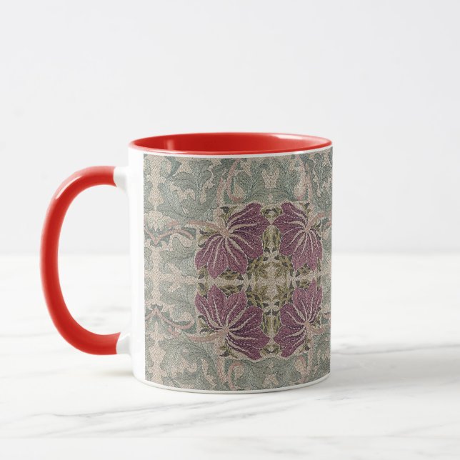 Caneca Padrão Botânico - William Morris (Esquerda)