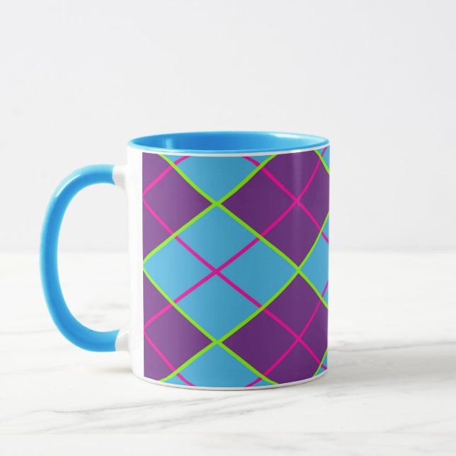 Caneca Padrão Clássico Argyle (Esquerda)