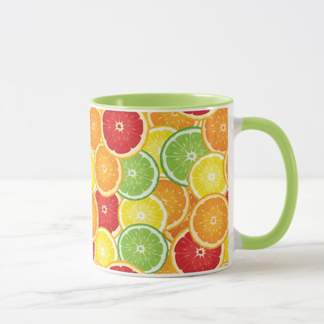 Caneca Padrão com frutas de citros (Direita)