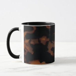 Caneca Padrão contínuo de casco de tartaruga, elegante ca