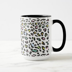 Caneca Padrão da mancha-leopardo do Pastel