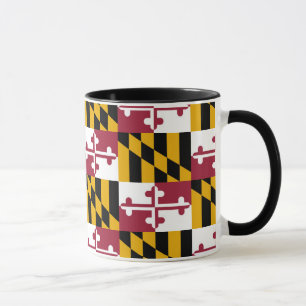 Caneca Padrão de Abstrato de Maryland