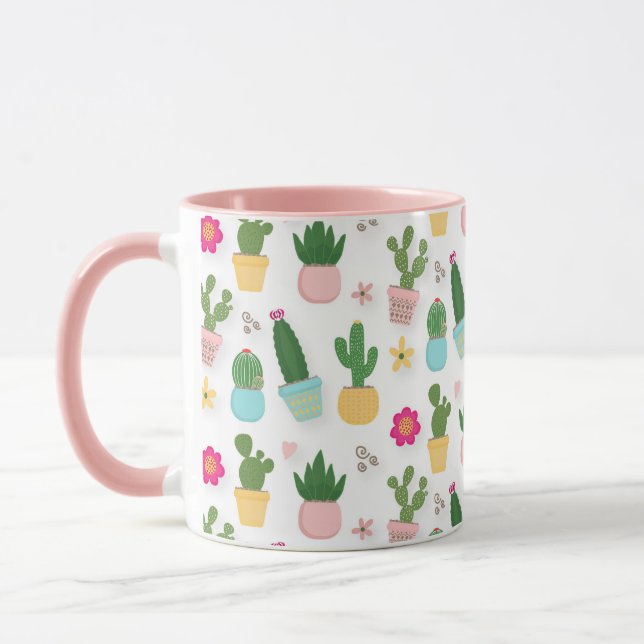 Caneca Padrão de Cactus  (Esquerda)