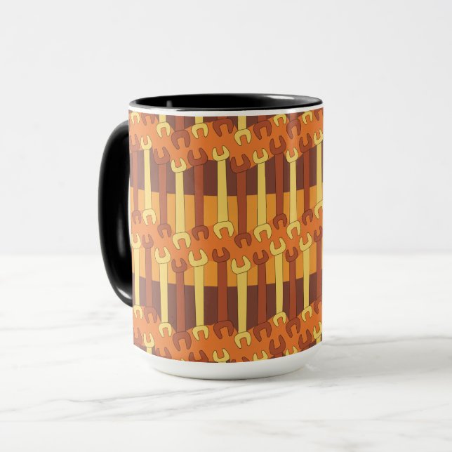Caneca Padrão de chave vertical (Frente Esquerda)