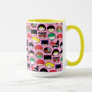 Caneca Padrão de Chefe da Liga da Justiça de Chibi