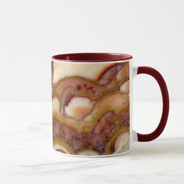 Caneca Padrão de Círculo de Pedra de Ônix (Direita)