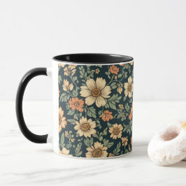 Caneca Padrão de colheita floral