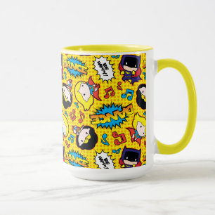 Caneca Padrão de dança de Heroína Chibi