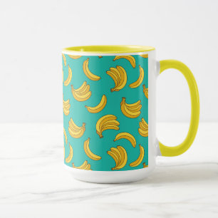 Caneca Padrão de diversão de Fruta de Banana