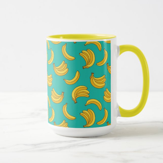 Caneca Padrão de diversão de Fruta de Banana (Direita)