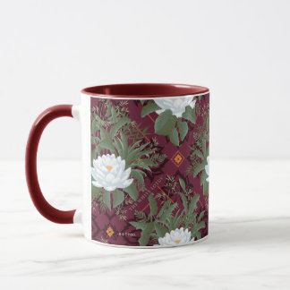 Caneca Padrão de Elegância do Crimson Lotus - O Lotus Bra