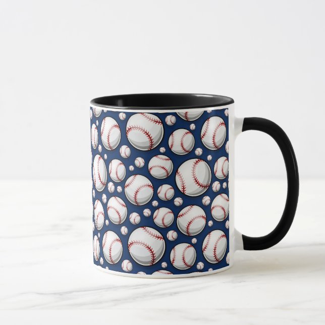 Caneca Padrão de Esporte de Baseball (Direita)
