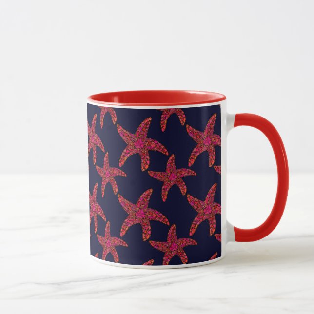 Caneca Padrão de Estilo do Starfish (Direita)