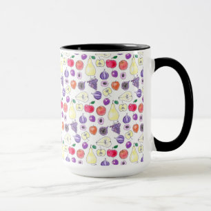 Caneca padrão de fruta