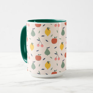 Caneca Padrão de Fruta cômoda