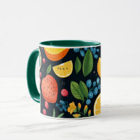 Padrão de Fruta fresca colorida