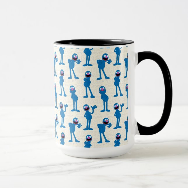 Caneca Padrão de Grover em Cute (Direita)