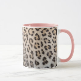 Caneca Padrão de impressão de peles de leopardo-na moda e
