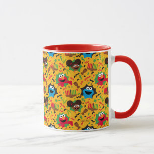 Caneca Padrão de Kwanzaa Street Sesame