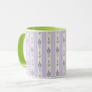 Caneca Padrão de lavanda