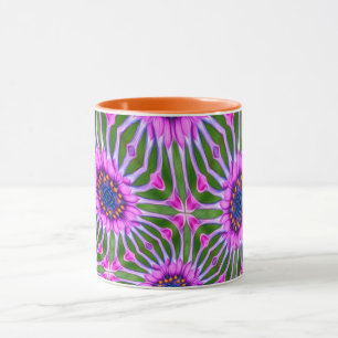 Caneca Padrão de margarida estética