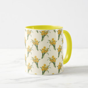 Caneca Padrão de narcisos