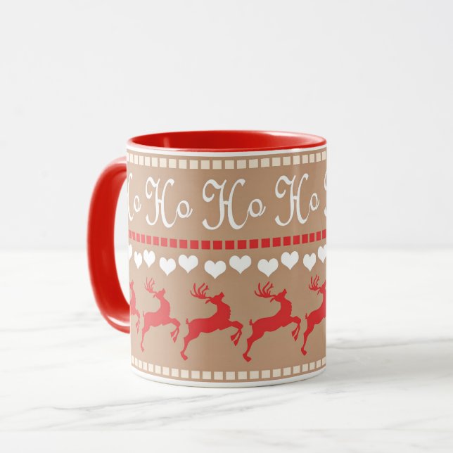 Caneca Padrão de Natal (Frente Esquerda)
