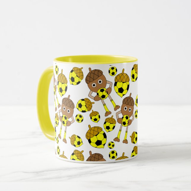 Caneca Padrão de Nut de Futebol (Frente Esquerda)