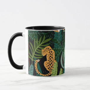 Caneca Padrão de Ounces da Selva Tropical