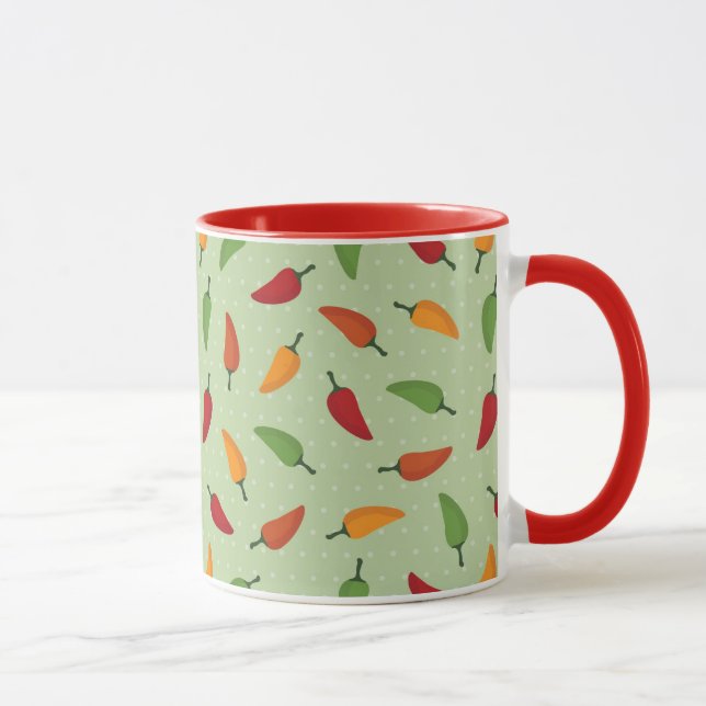 Caneca Padrão de pimenta (Direita)