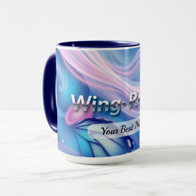 Caneca Padrão de Renovação da Asa (Frente Esquerda)