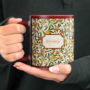Caneca Padrão de Romã William Morris Lemons