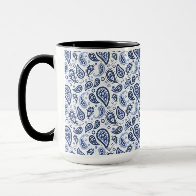 Caneca Padrão de salto azul (Esquerda)