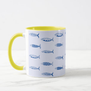 Caneca Padrão de Sardinhas