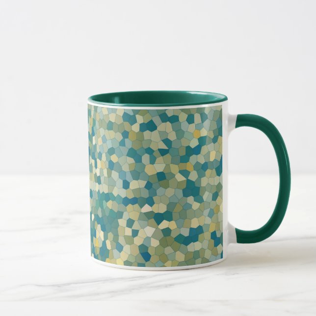 Caneca Padrão de textura Abstrato colorida (Direita)