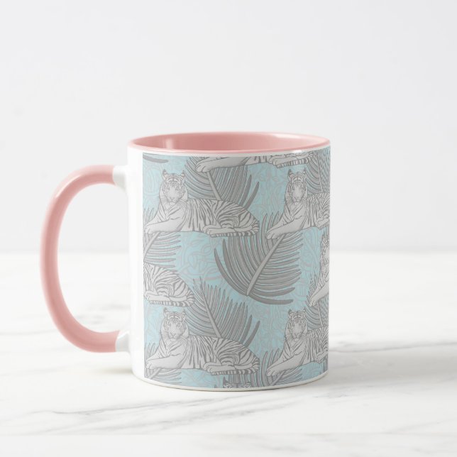 Caneca Padrão de Tigre da Selva Azul (Esquerda)