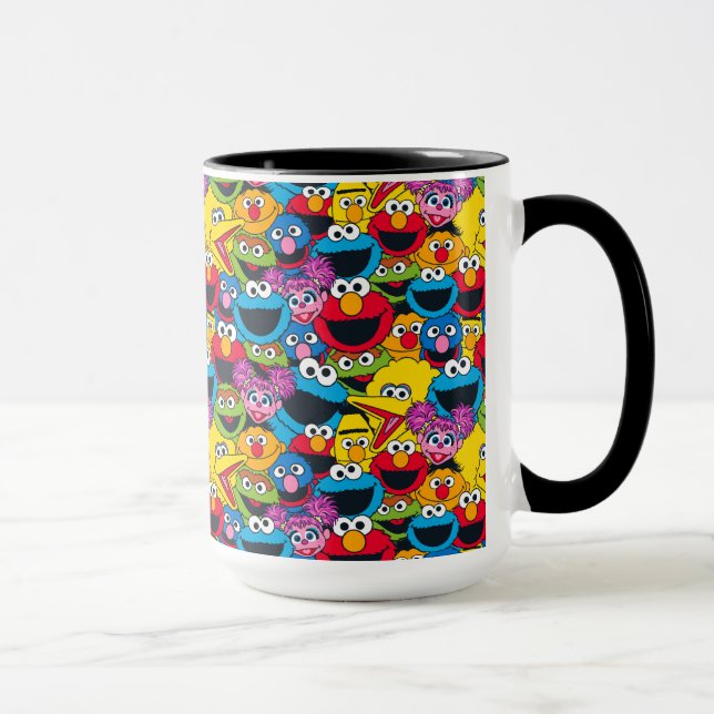 Caneca Padrão de Tripulação de Rua Sésame (Direita)