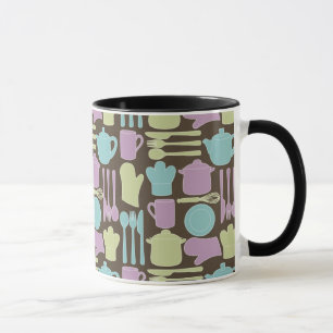 Caneca Padrão de Utensílios de cozinha 2